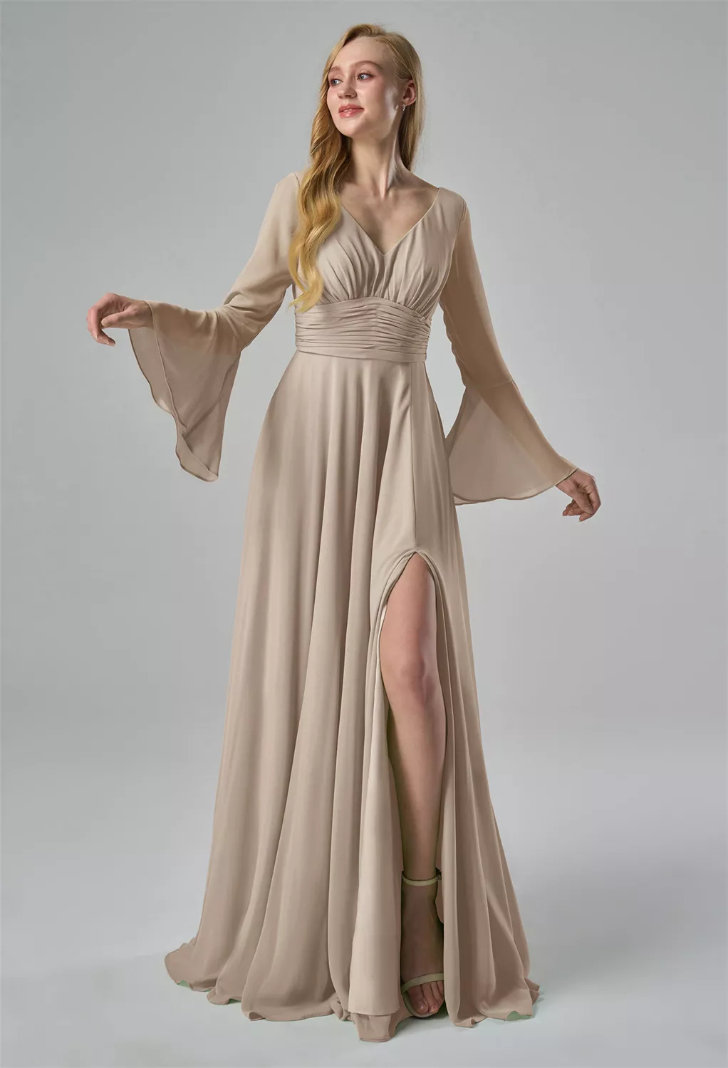 AW Albertine Taupe  Bridesmaid Dresses