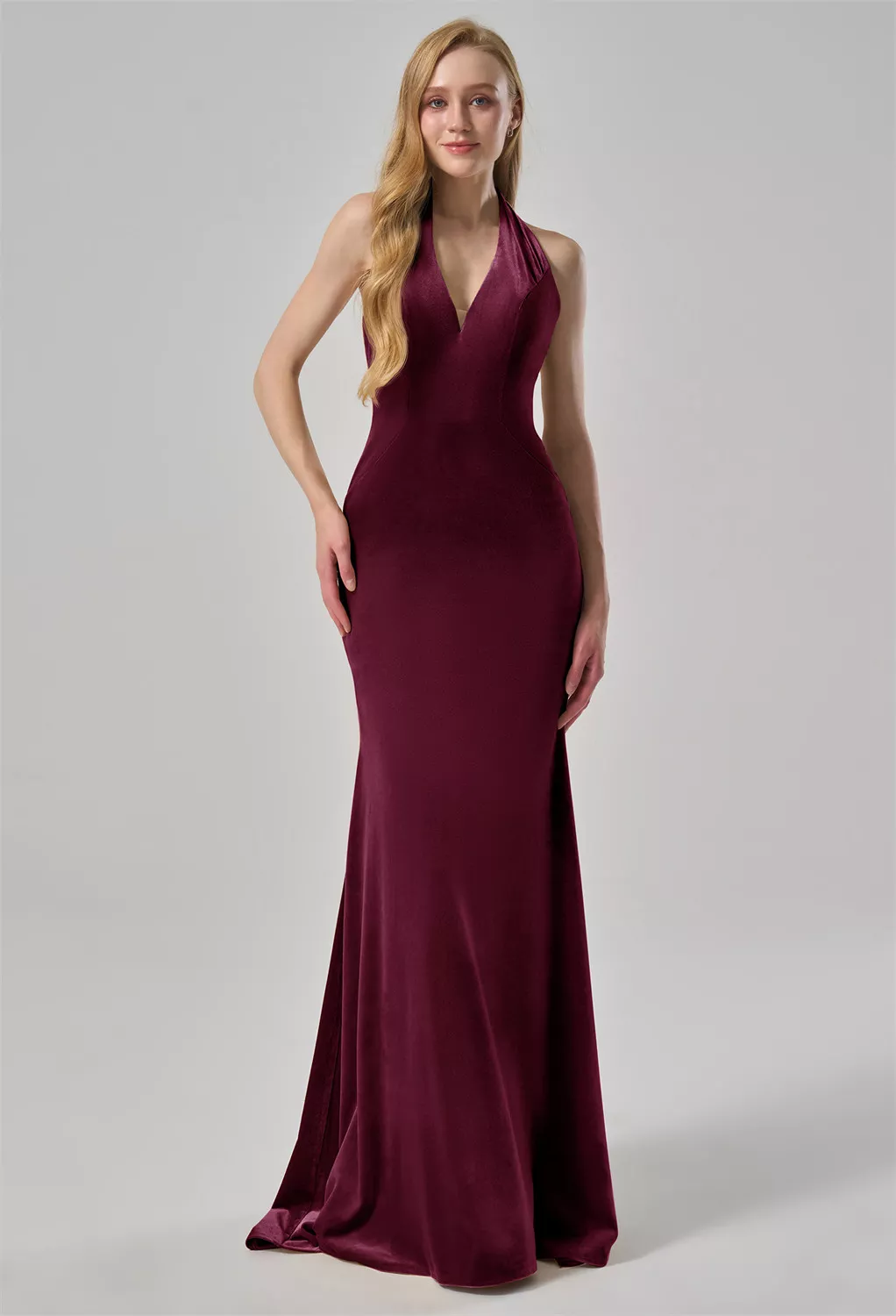 AW Charlie Burgundy  Fall Wedding Guest Dresses