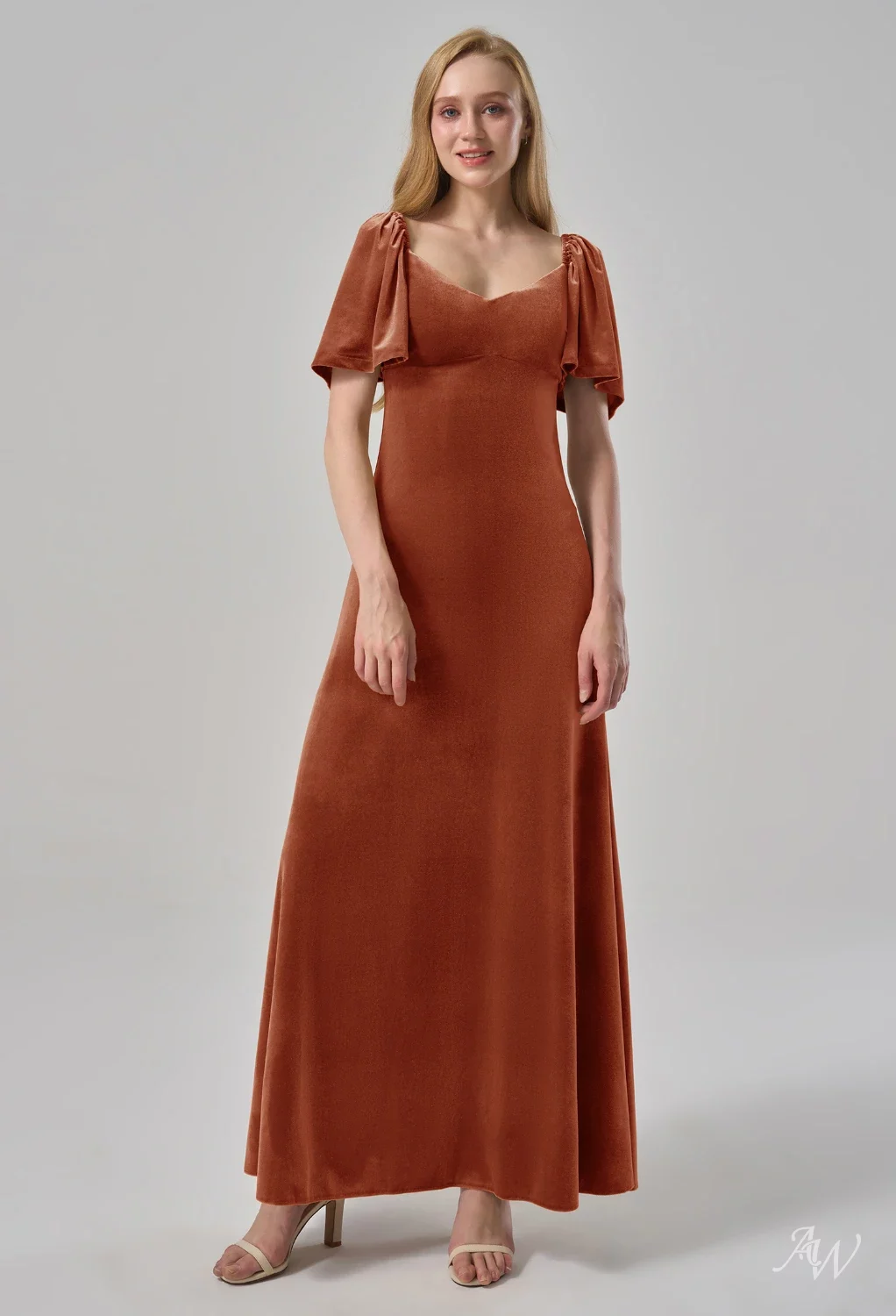 burnt orange bridesmaid dresses canada Burnt Orange Bridesmaid Dresses Mermaid One Shoulder  Lisposa