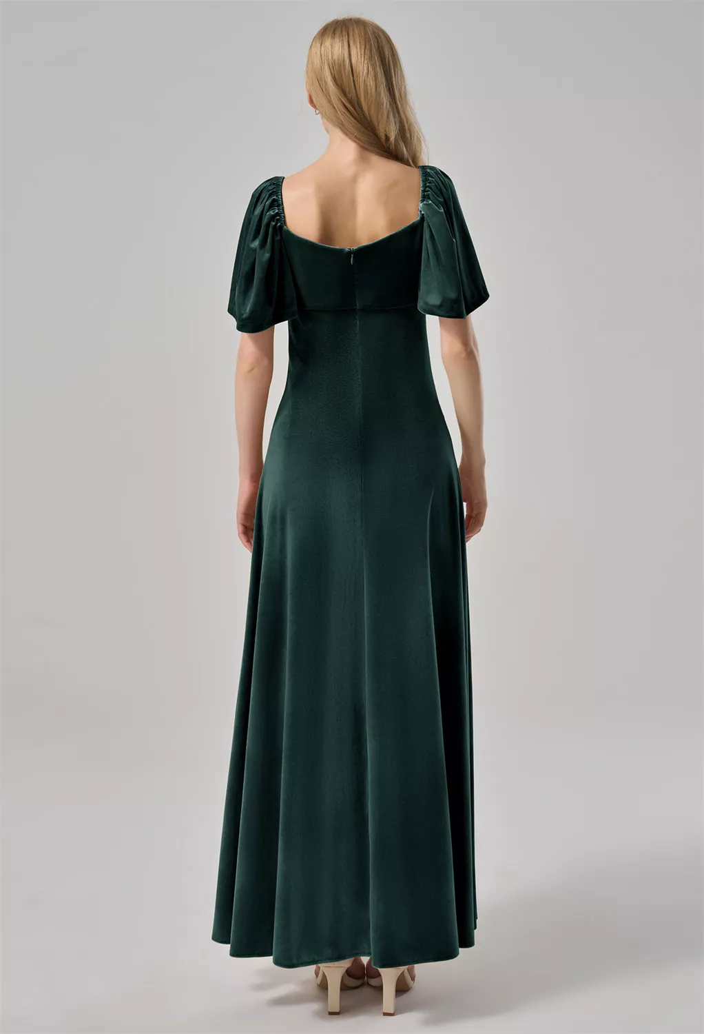 AW Alvera Hunter Green  Fall Wedding Guest Dresses
