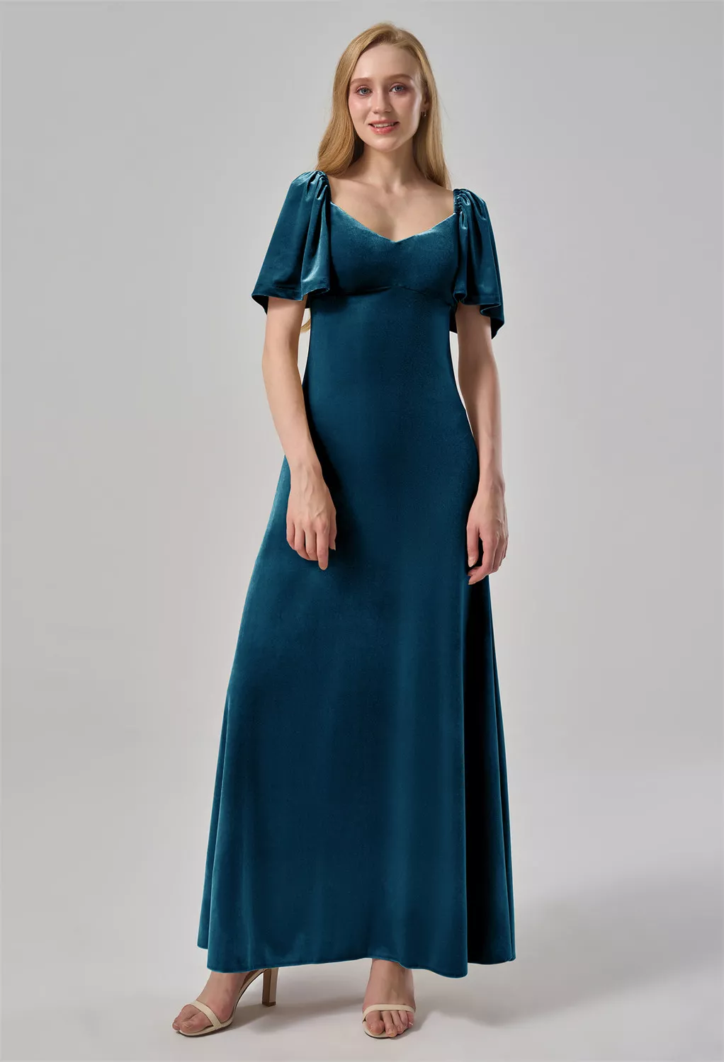 AW Alvera Midnight Navy  Fall Wedding Guest Dresses