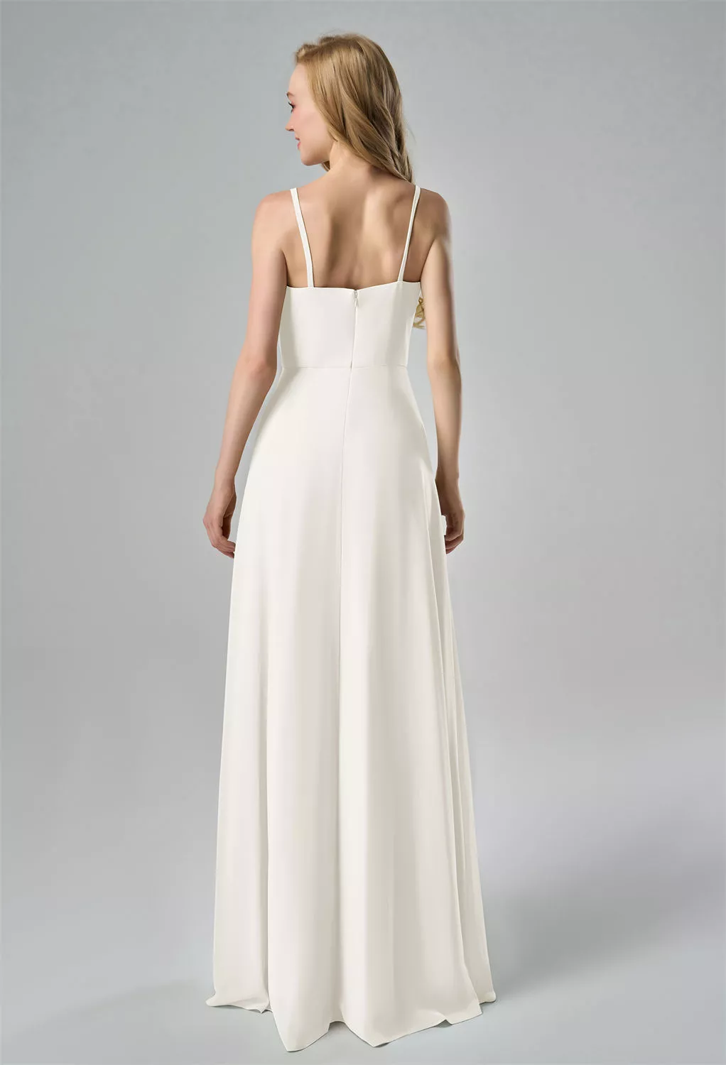 AW Mahnoor Ivory  Long Bridesmaid Dresses