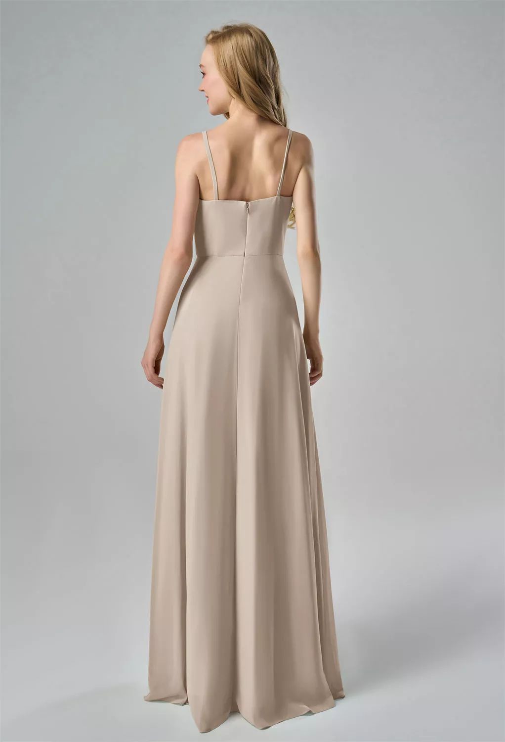 AW Mahnoor Taupe  Bridesmaid Dresses