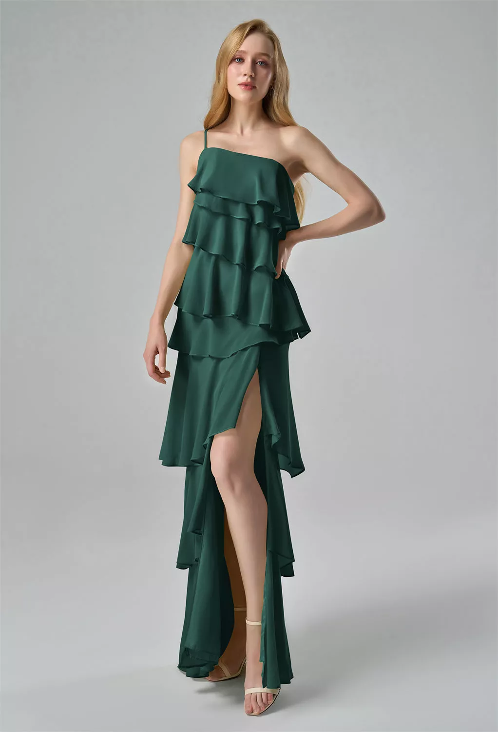AW Miah Dark Emerald  Garden Wedding Guest Dresses