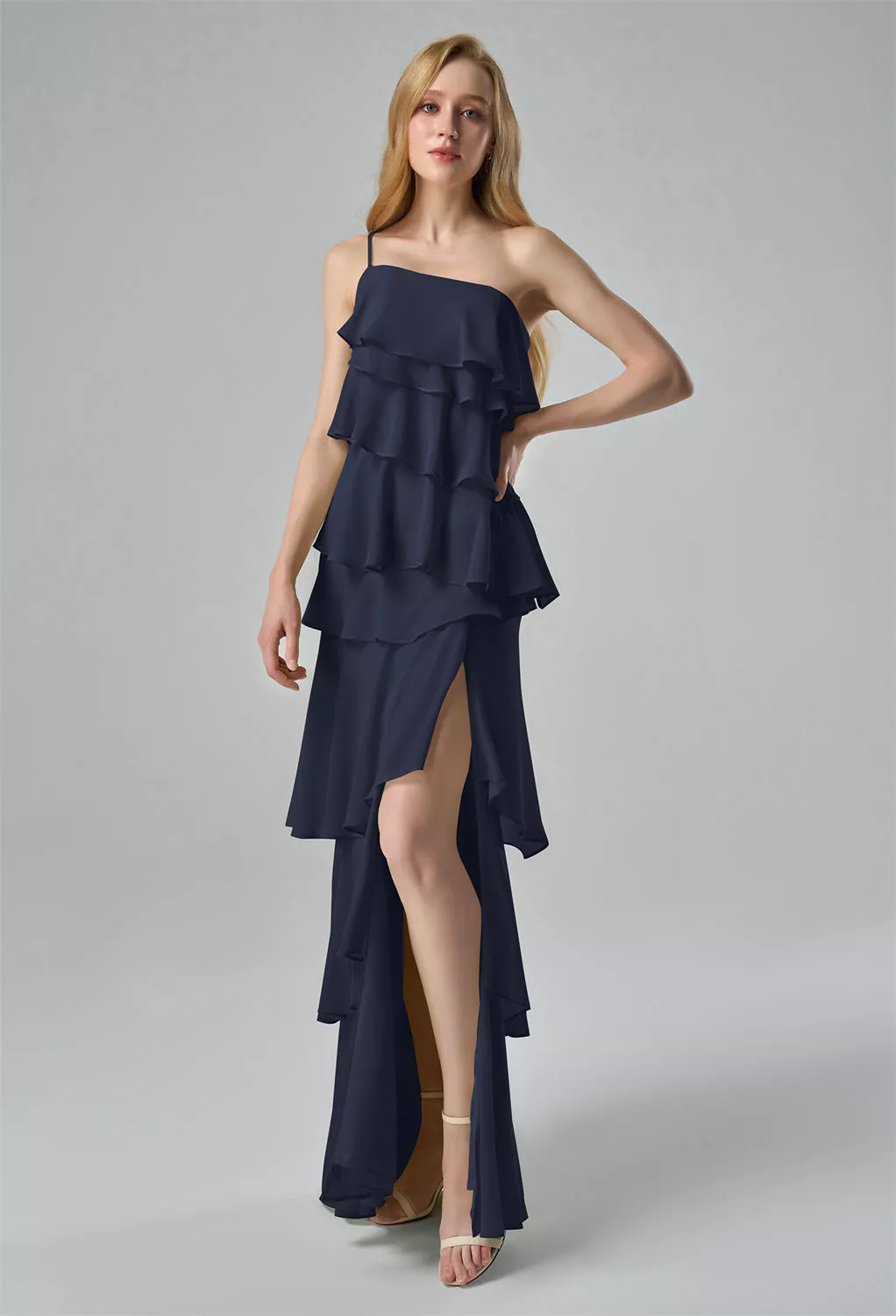 AW Miah Dark Navy  Spring Wedding Guest Dresses