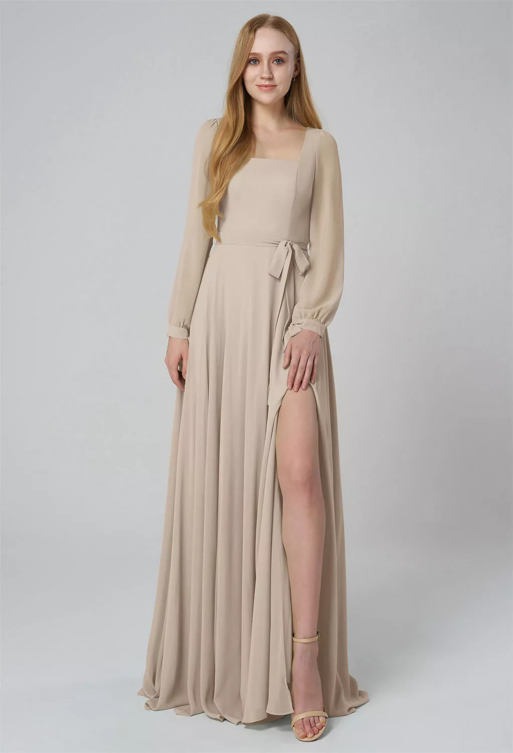 AW Syed Taupe  Bridesmaid Dresses