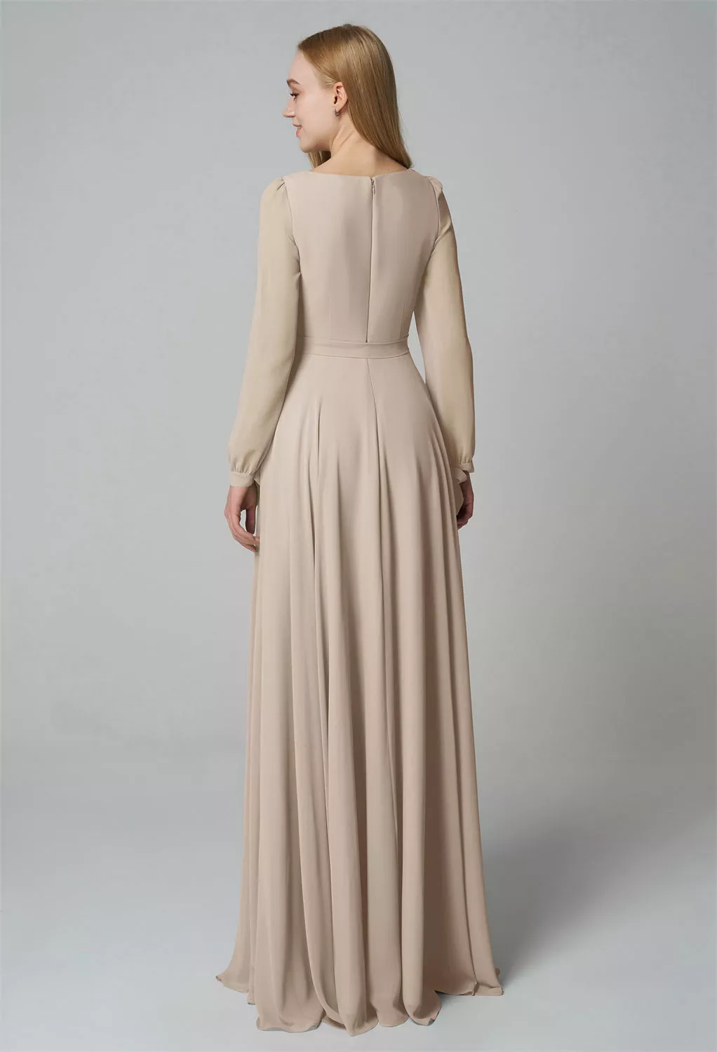 AW Syed Taupe  Bridesmaid Dresses
