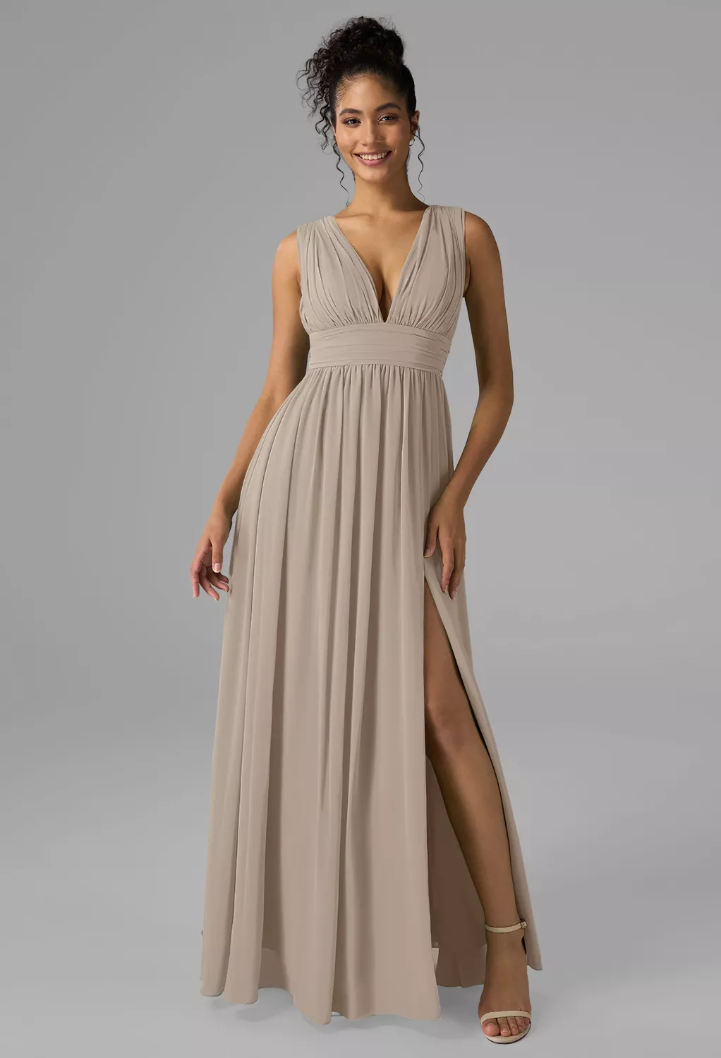 AW Georgina Taupe  Bridesmaid Dresses