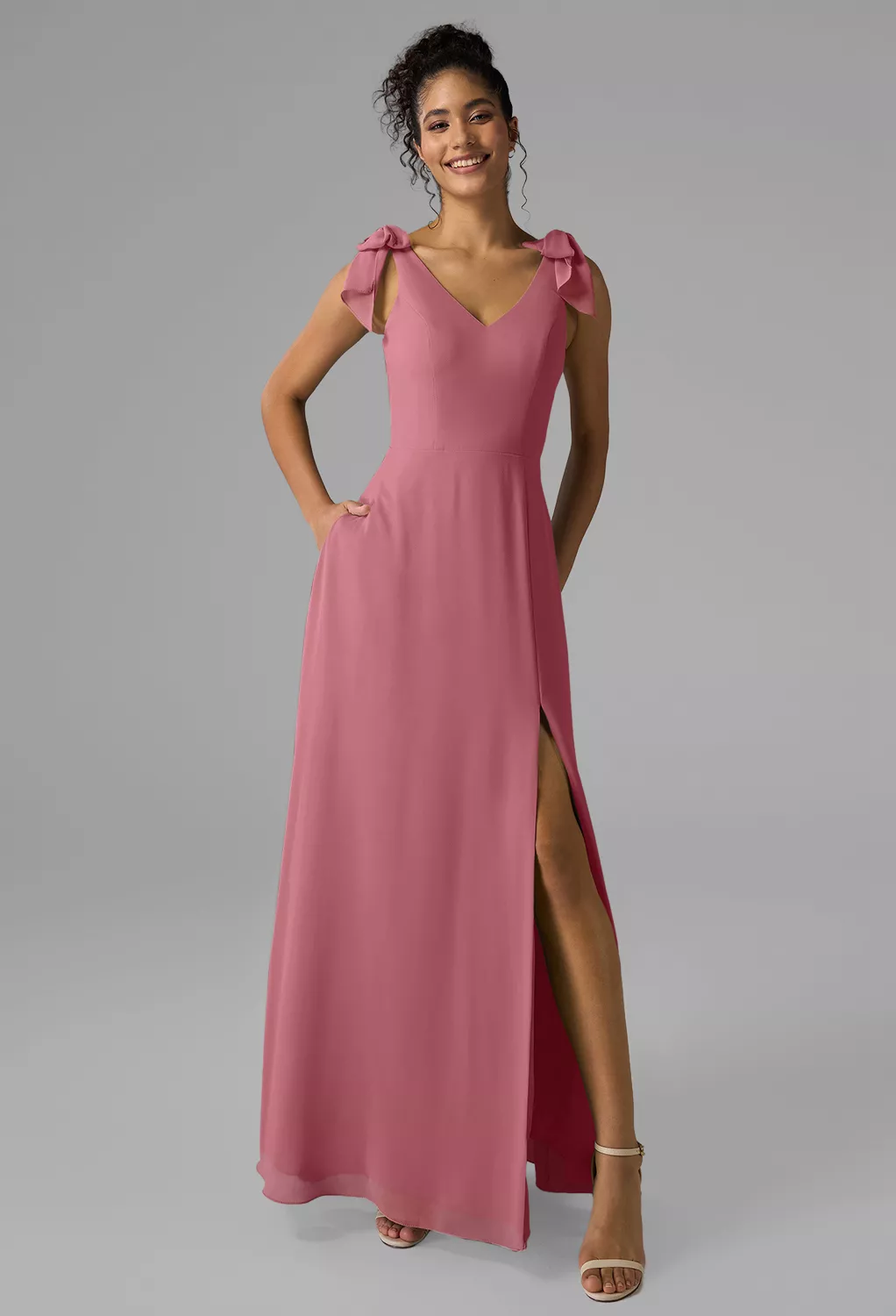 AW Ashleigh Desert Rose  Fall Wedding Guest Dresses