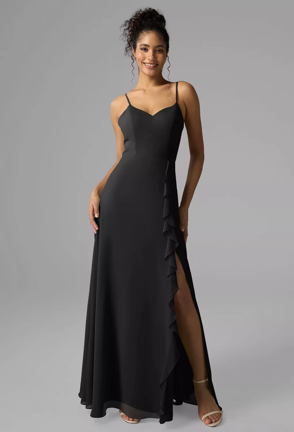 AW Alexandria Black  Beach Wedding Guest Dresses