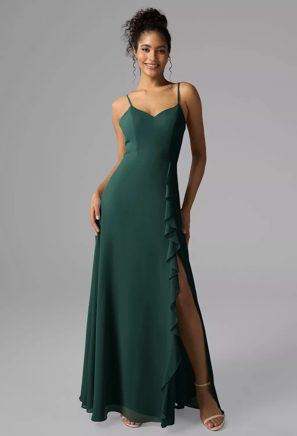 AW Alexandria Dark Emerald  Beach Wedding Guest Dresses