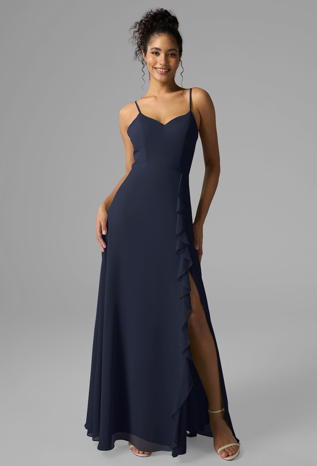 AW Alexandria Dark Navy  Beach Wedding Guest Dresses