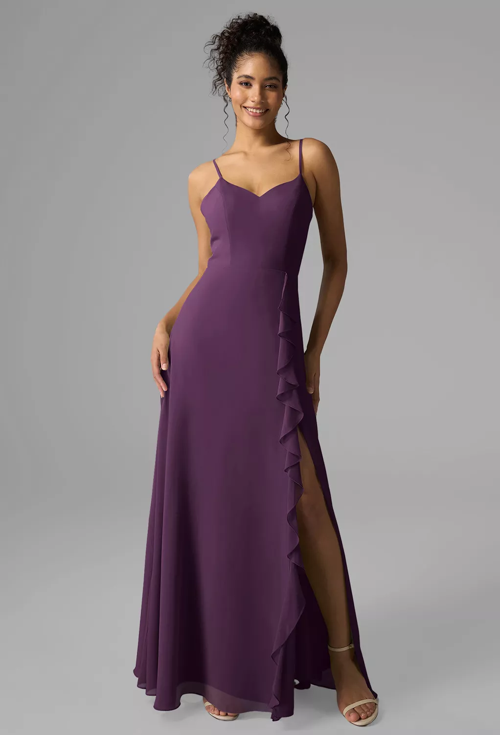 AW Alexandria Grape  Beach Wedding Guest Dresses