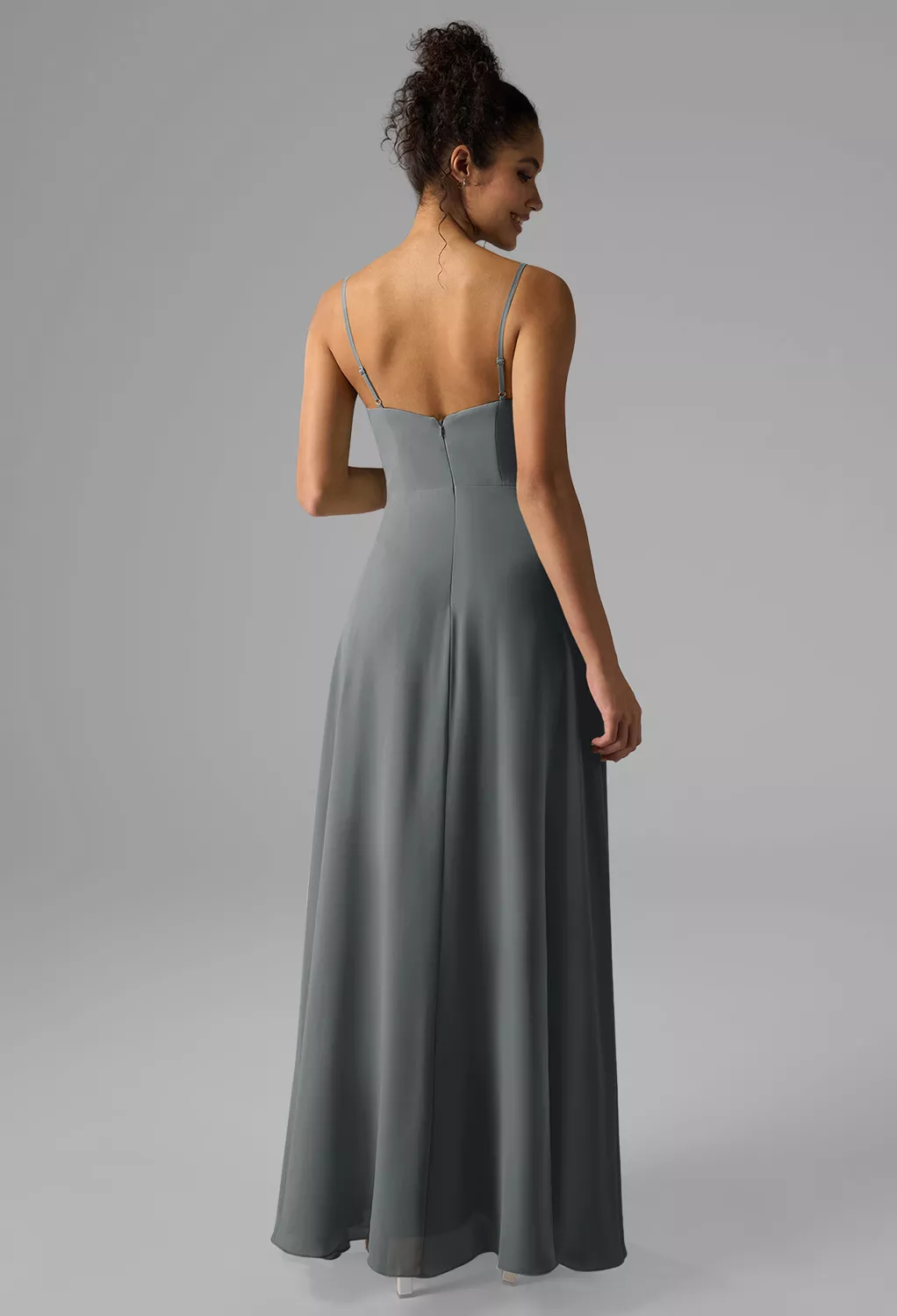 AW Alexandria Steel Gray  Country Wedding Guest Dresses