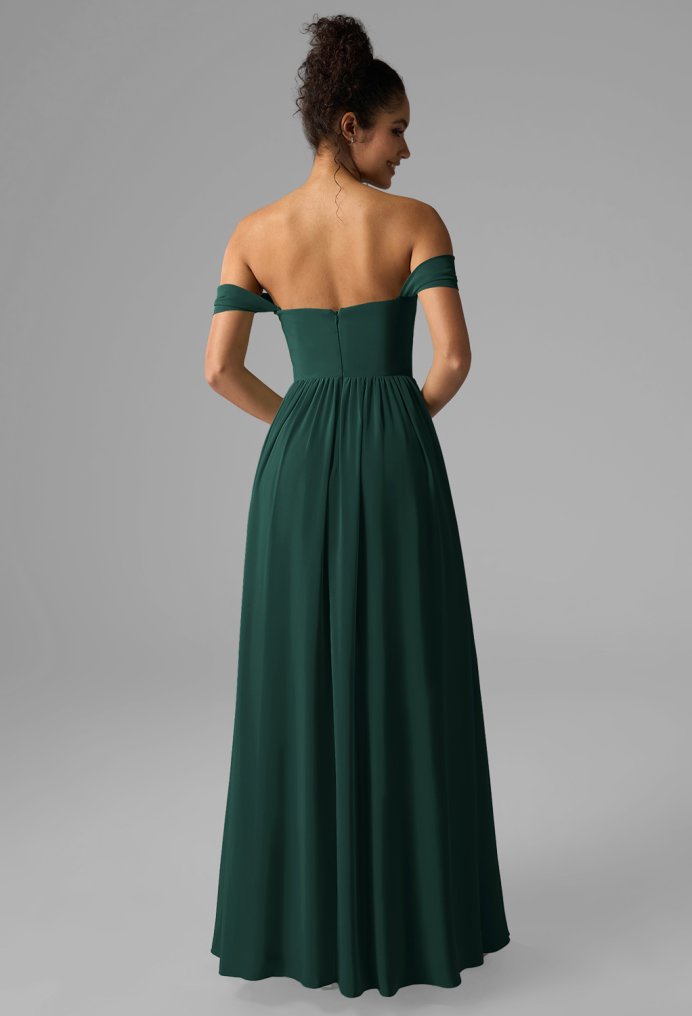 AW Roberta Dark Emerald  Convertible Bridesmaid Dresses