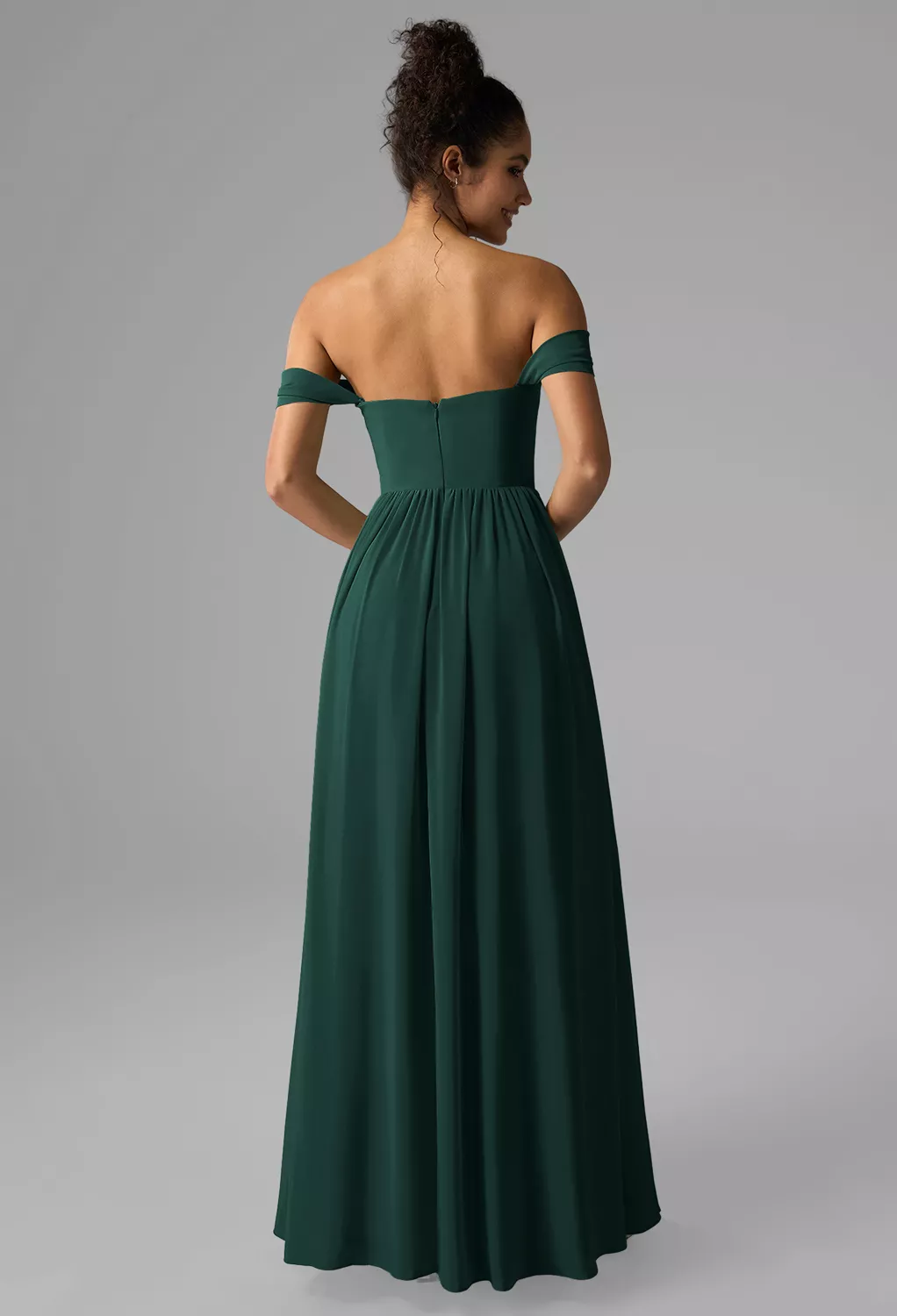 AW Roberta Dark Emerald  Convertible Convertible Bridesmaid Dresses
