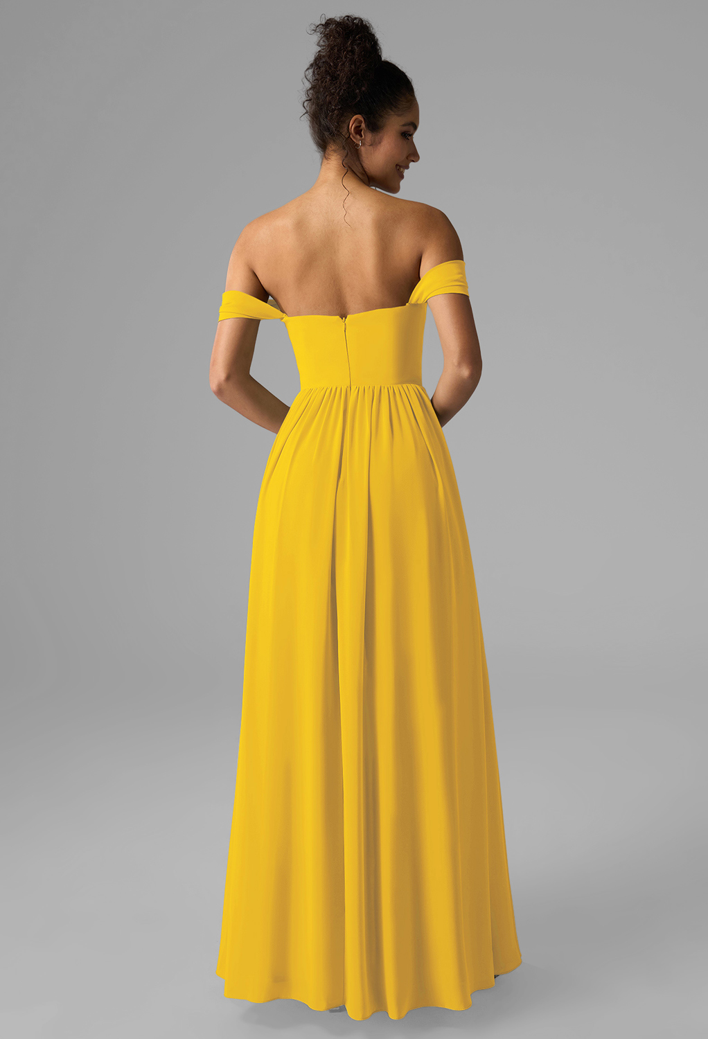 AW Roberta Mustard Yellow  Convertible Convertible Bridesmaid Dresses
