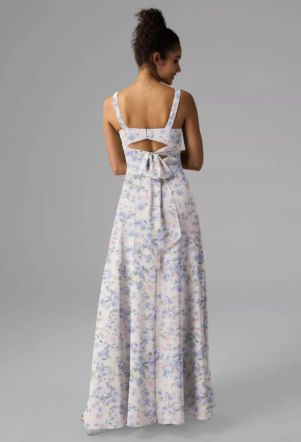 AW Finnley Azure Purple Print  Fall Wedding Guest Dresses