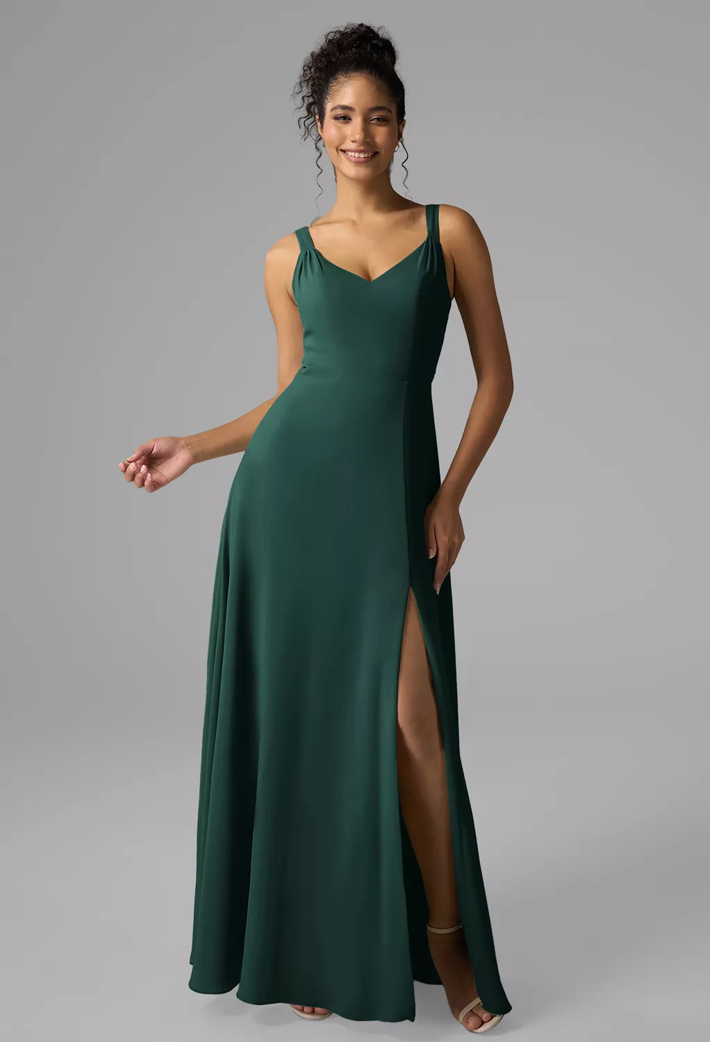 AW Finnley Dark Emerald  Fall Wedding Guest Dresses