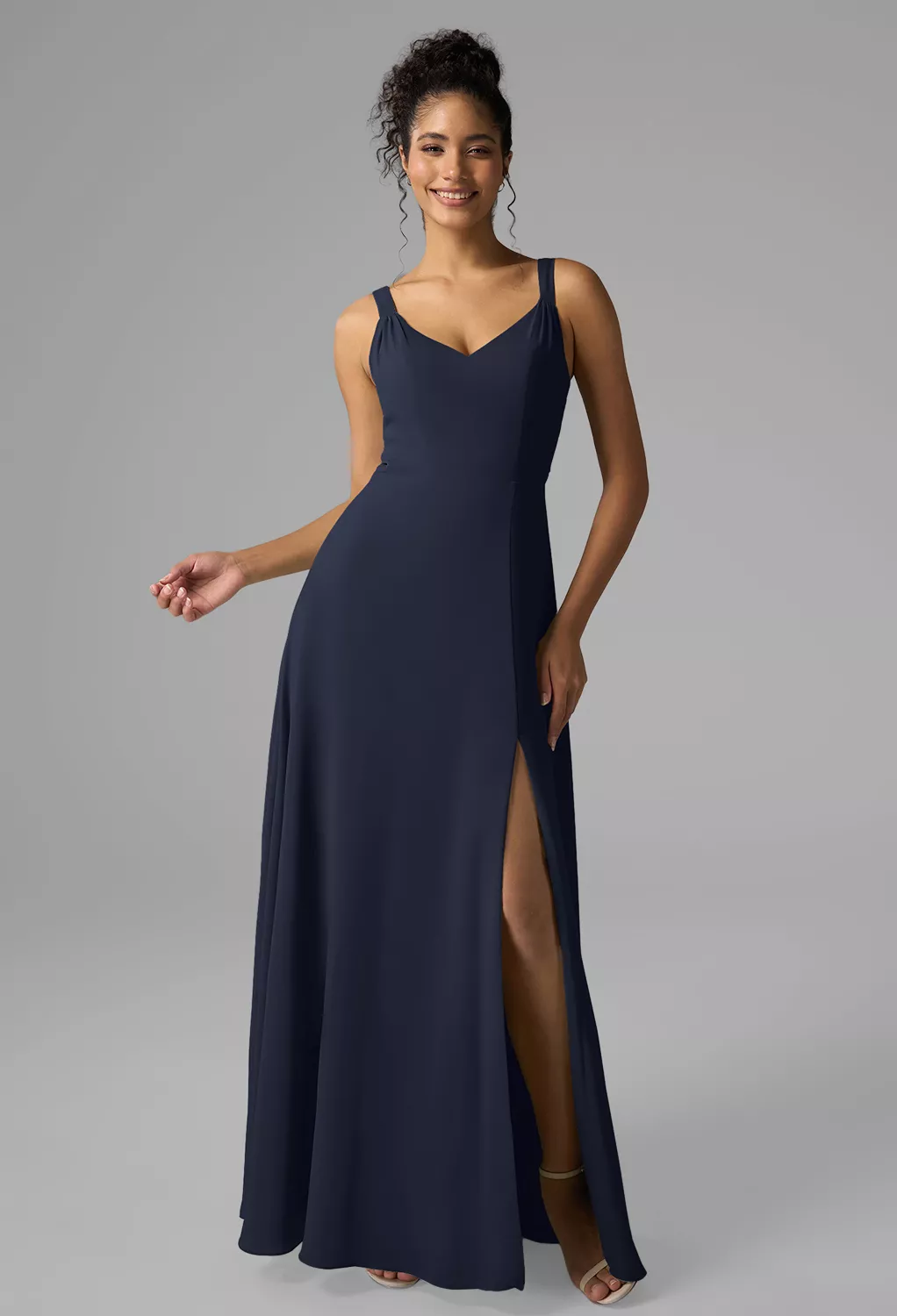 AW Finnley Dark Navy  Fall Wedding Guest Dresses
