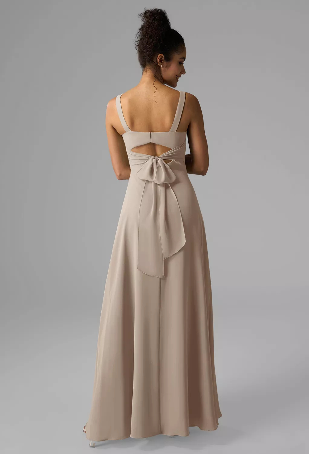 AW Finnley Taupe  Fall Wedding Guest Dresses
