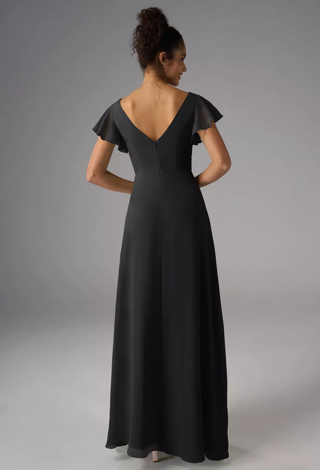 AW Maizie Black  Beach Wedding Guest Dresses