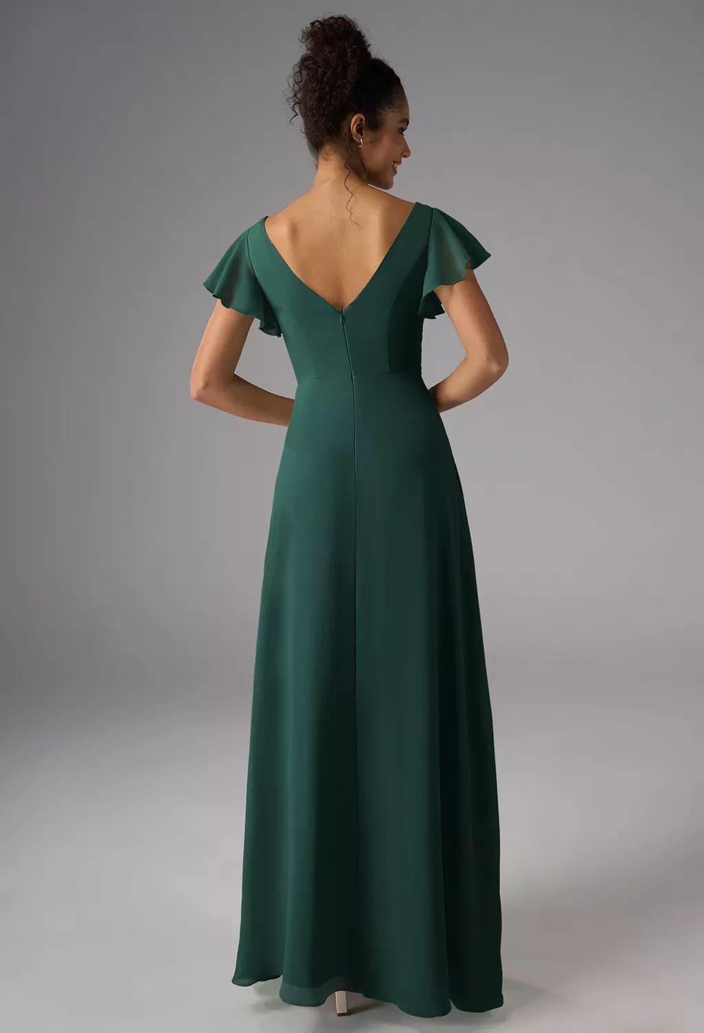 AW Maizie Dark Emerald  Beach Wedding Guest Dresses