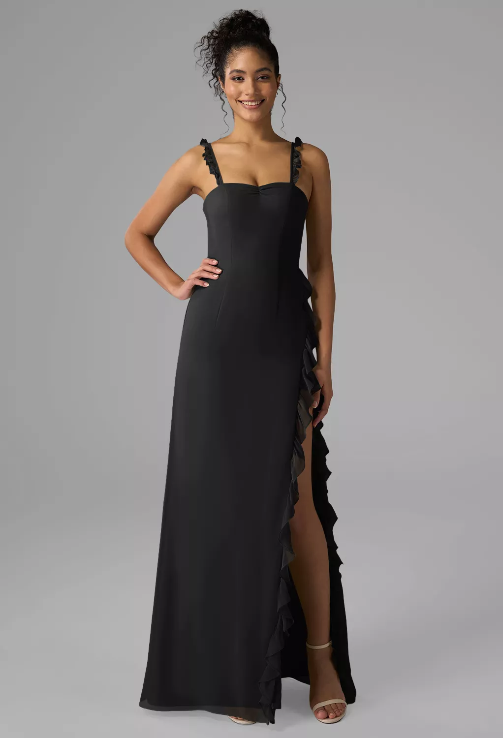 AW Aidan Black  Beach Wedding Guest Dresses
