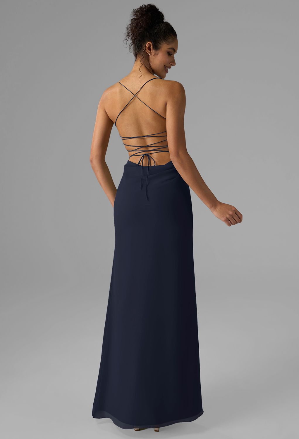 AW Jay Dark Navy  Beach Wedding Guest Dresses