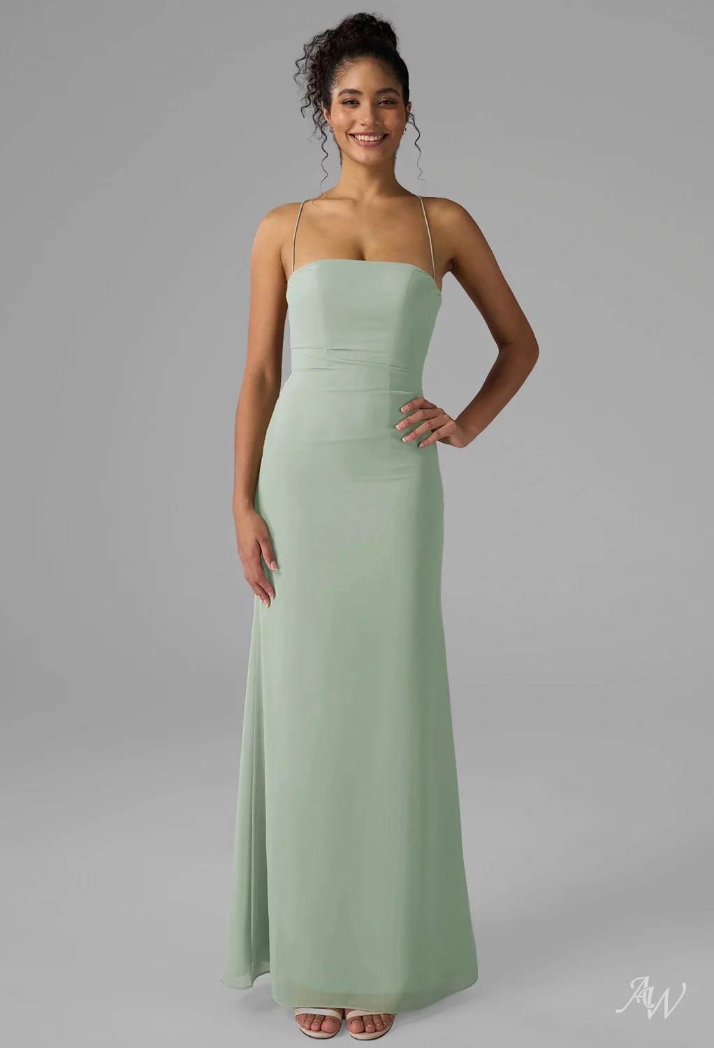 AW Jay Sage Green Bridesmaid Dresses | AW.Bridal Canada