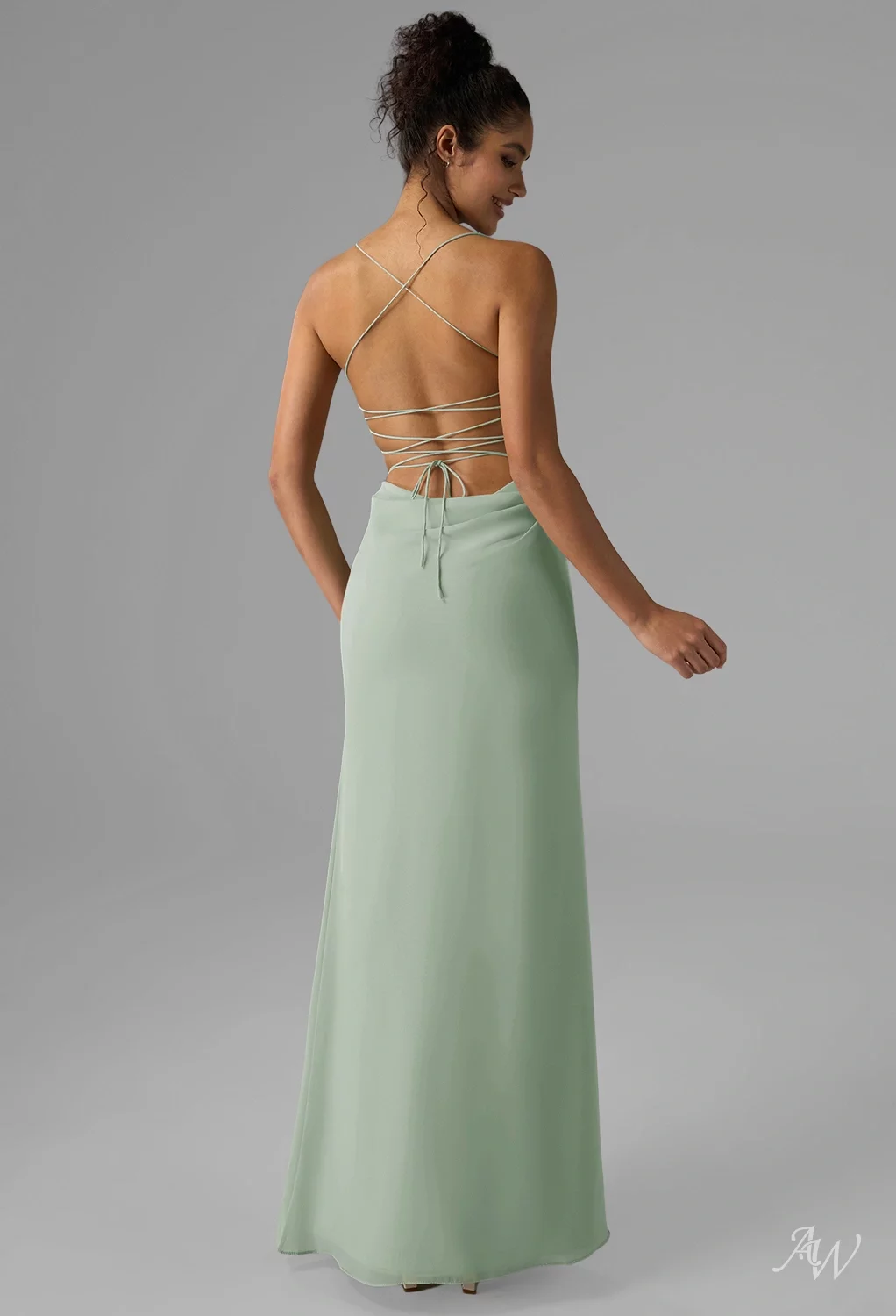 AW Jay Sage Green Bridesmaid Dresses | AW.Bridal Canada