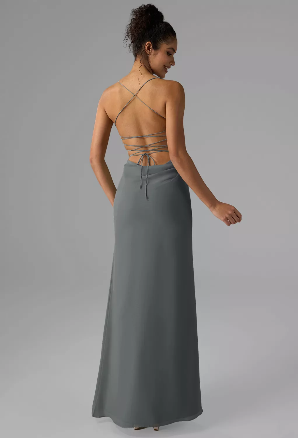 AW Jay Steel Gray  Country Wedding Guest Dresses