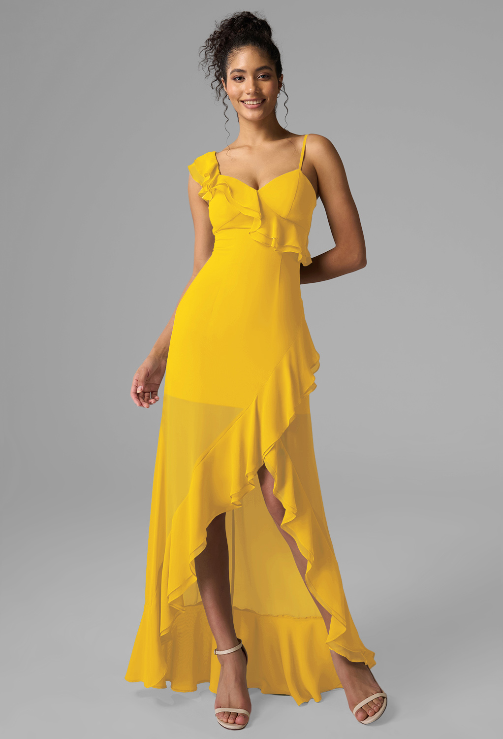AW Ameera Mustard Yellow  Spring Wedding Guest Dresses