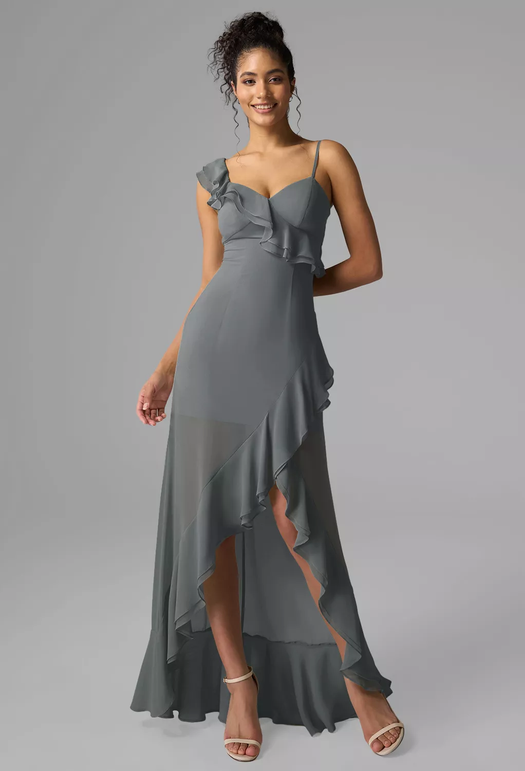 AW Ameera Steel Gray  Spring Wedding Guest Dresses