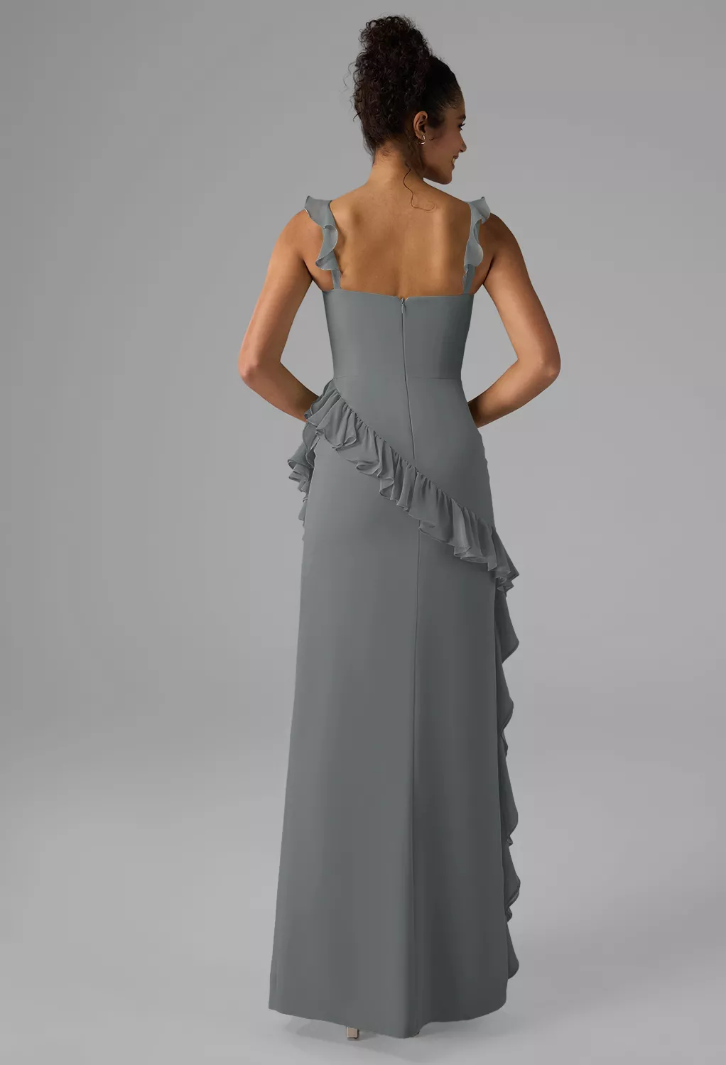 AW Jaydon Steel Gray  Wedding Guest Dresses