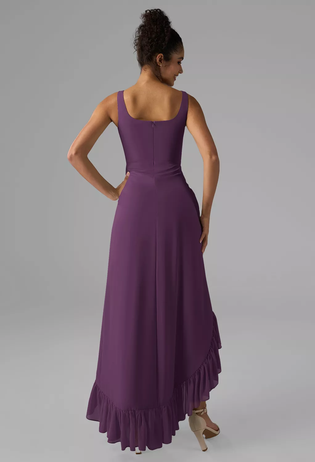 AW Max Grape  Spring Wedding Guest Dresses