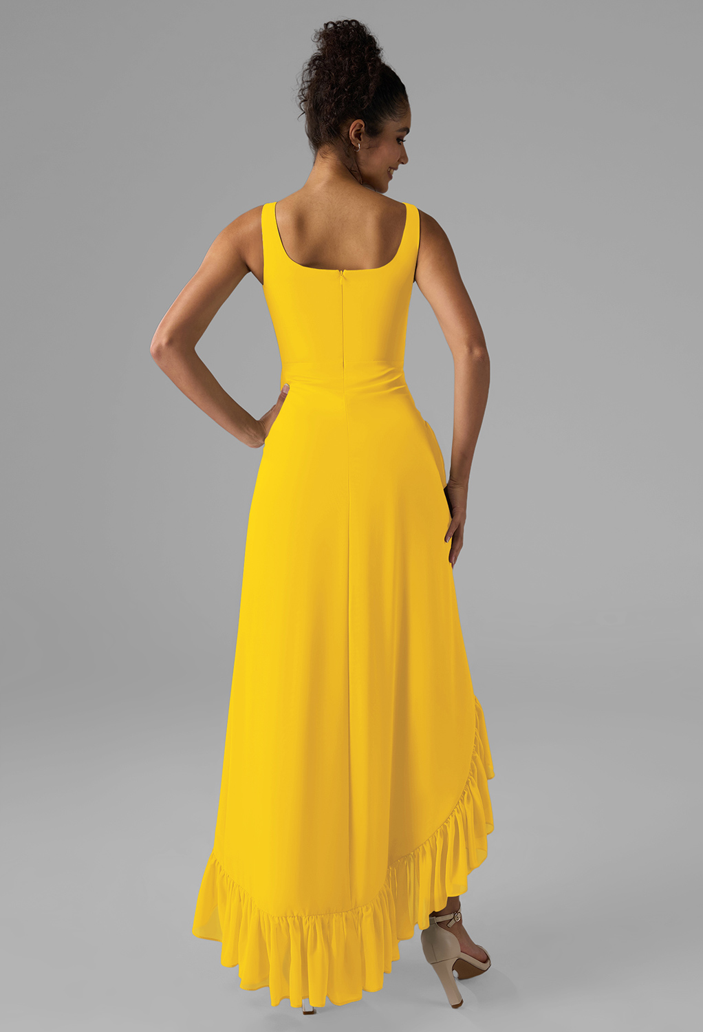 AW Max Mustard Yellow  Spring Wedding Guest Dresses