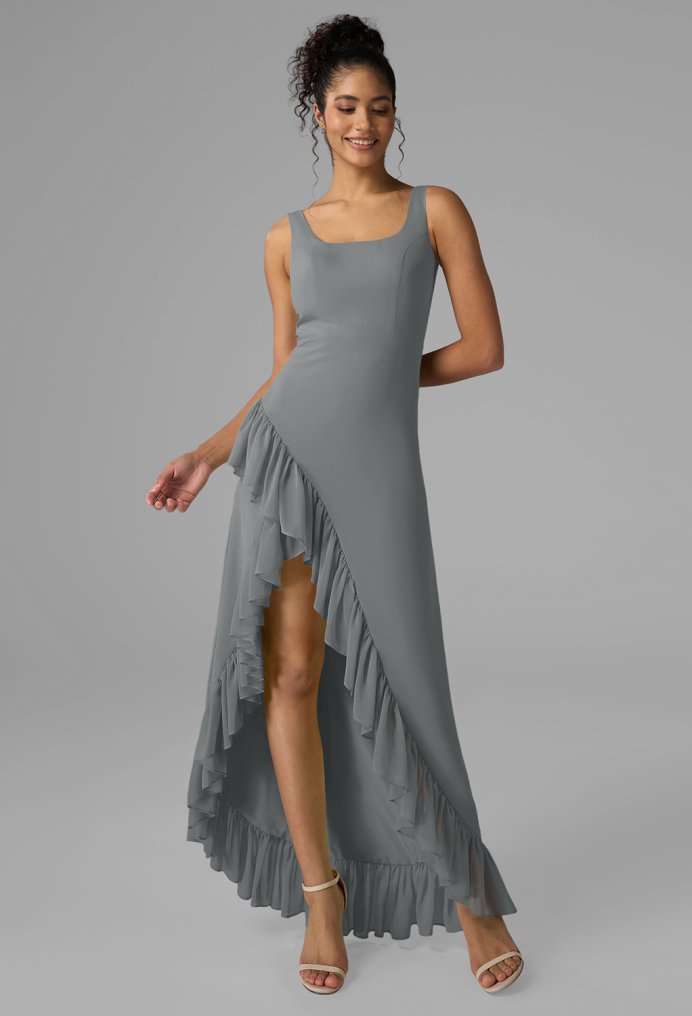 AW Max Steel Gray  Cocktail Wedding Guest Dresses