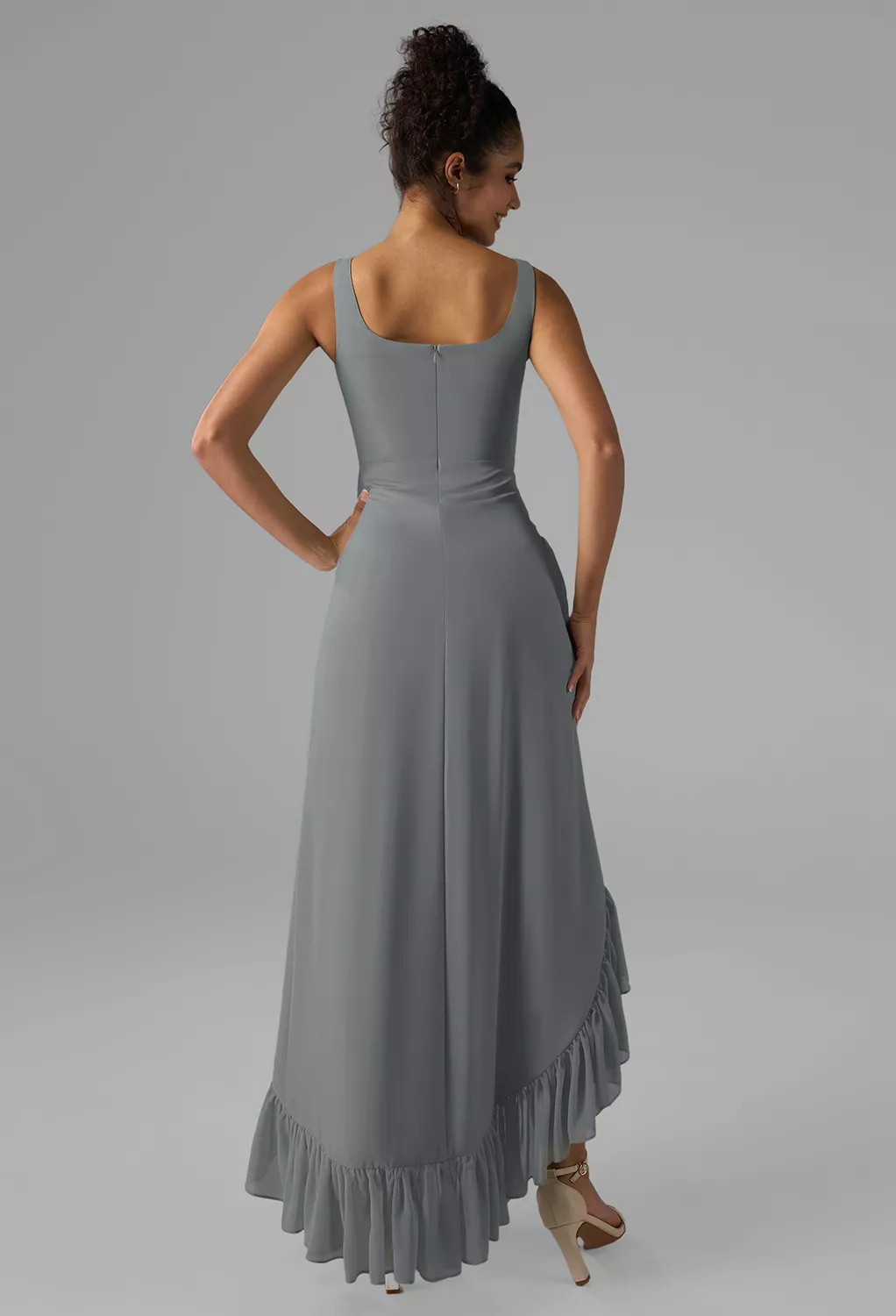 AW Max Steel Gray  Spring Wedding Guest Dresses