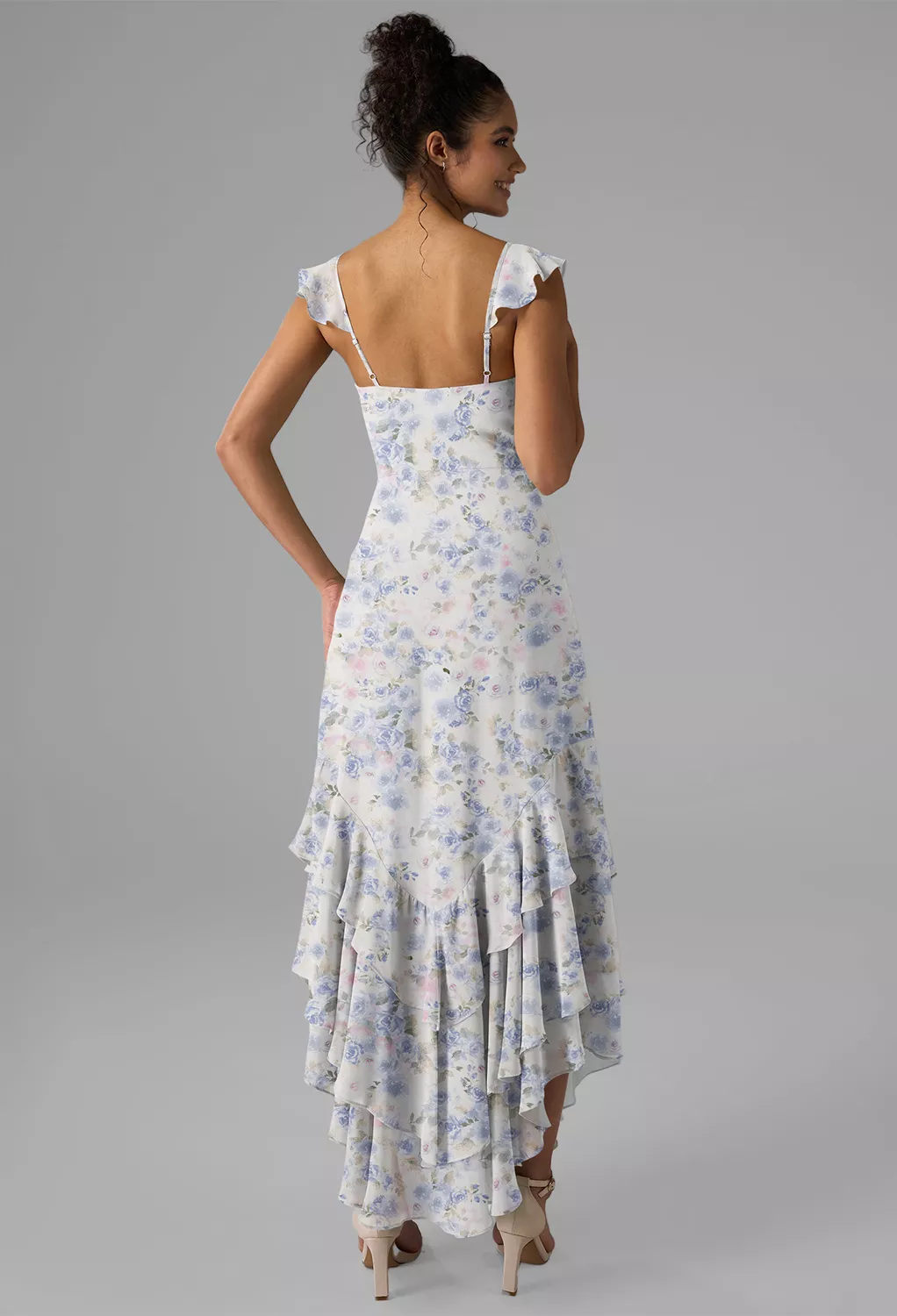 AW Anaya Azure Purple Print  Spring Wedding Guest Dresses