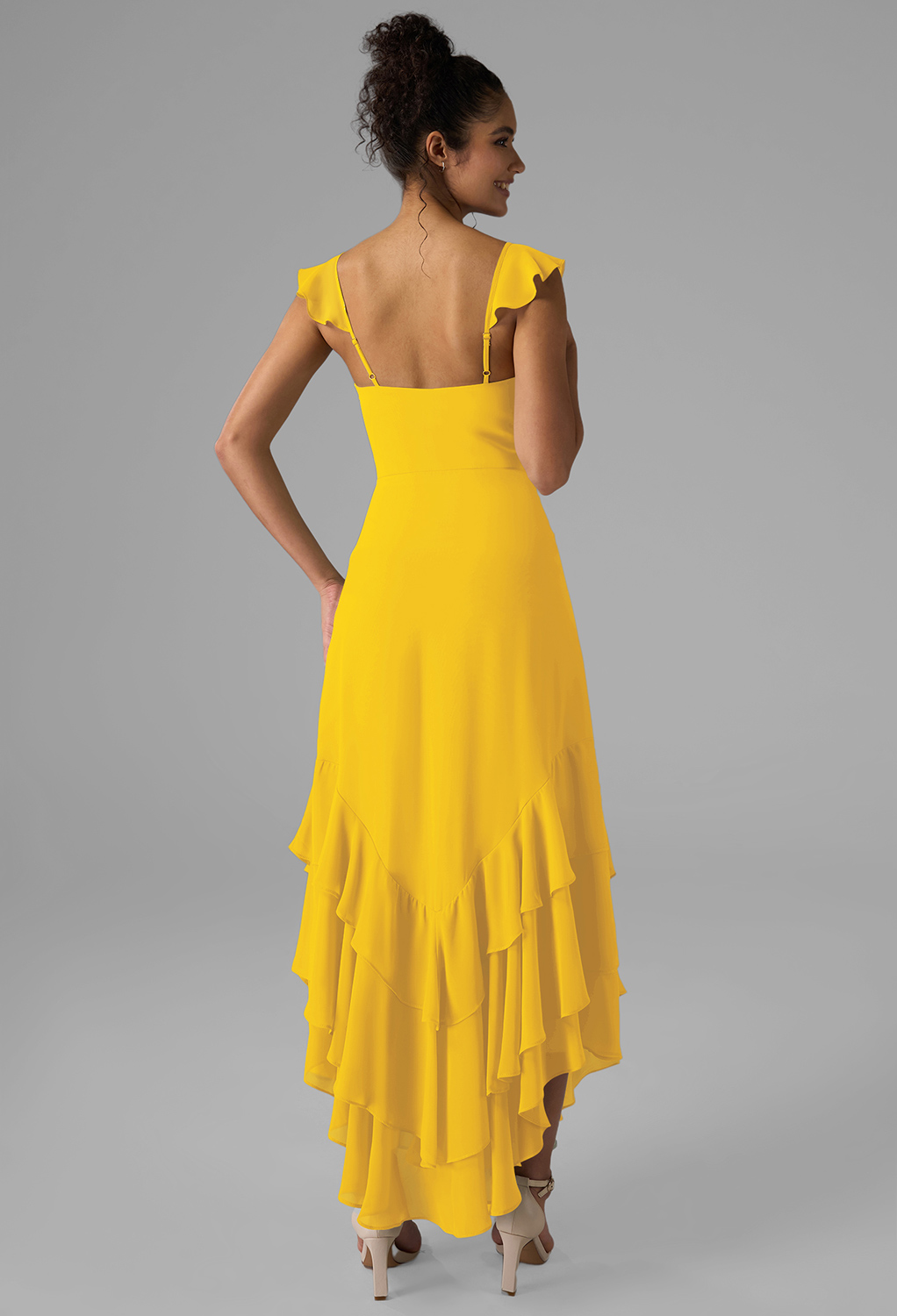 AW Anaya Mustard Yellow  Wedding Guest Dresses