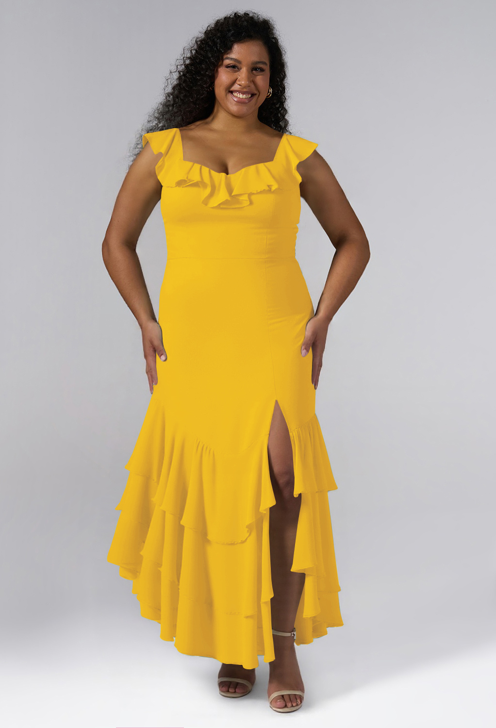 AW Anaya Mustard Yellow  Spring Wedding Guest Dresses