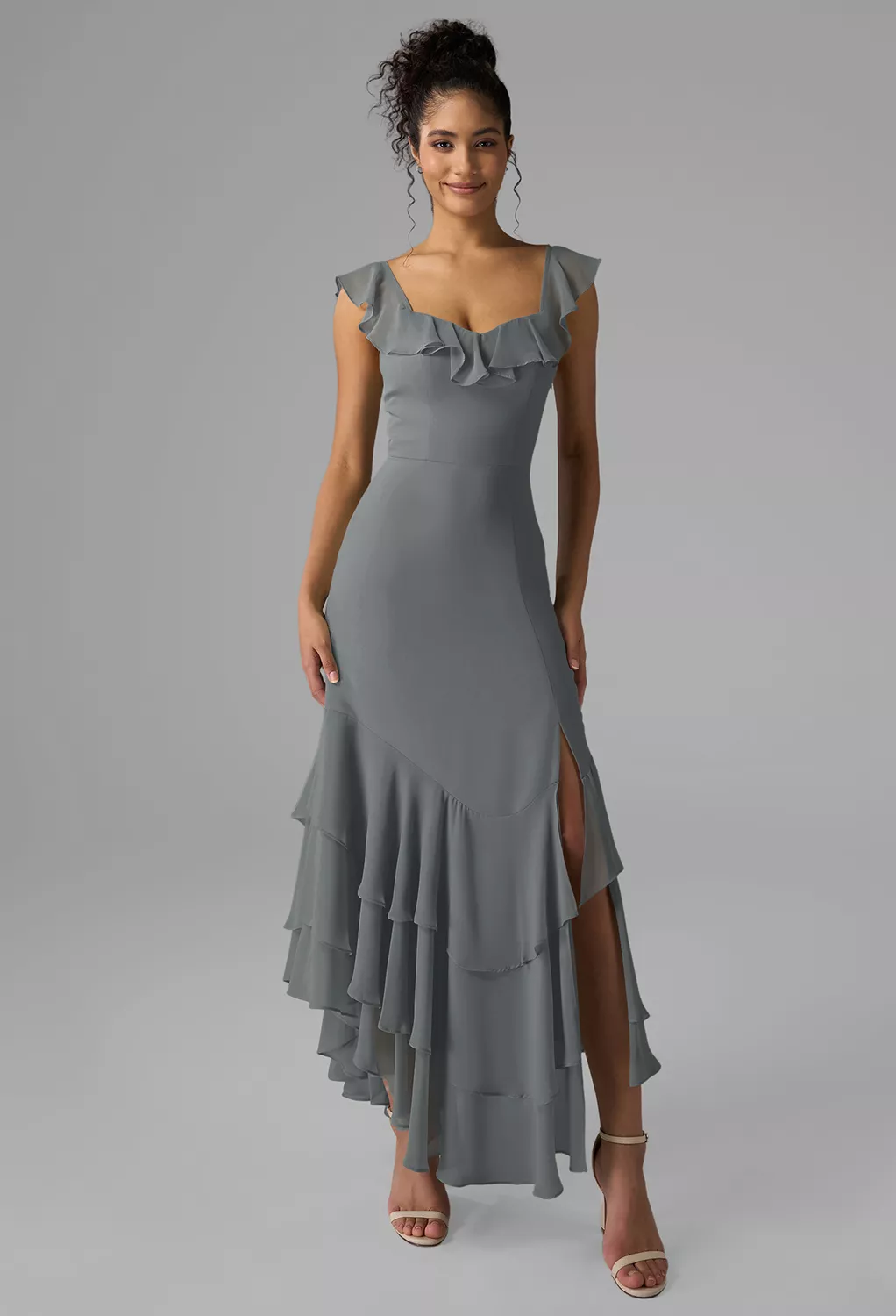 AW Anaya Steel Gray  Spring Wedding Guest Dresses