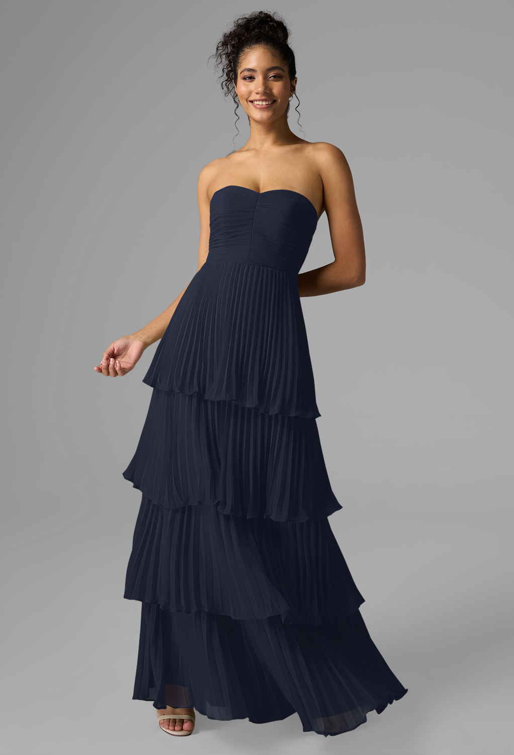 AW Bryn Dark Navy  Spring Wedding Guest Dresses