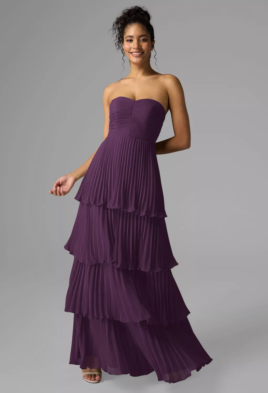 AW Bryn Grape  Summer Wedding Guest Dresses