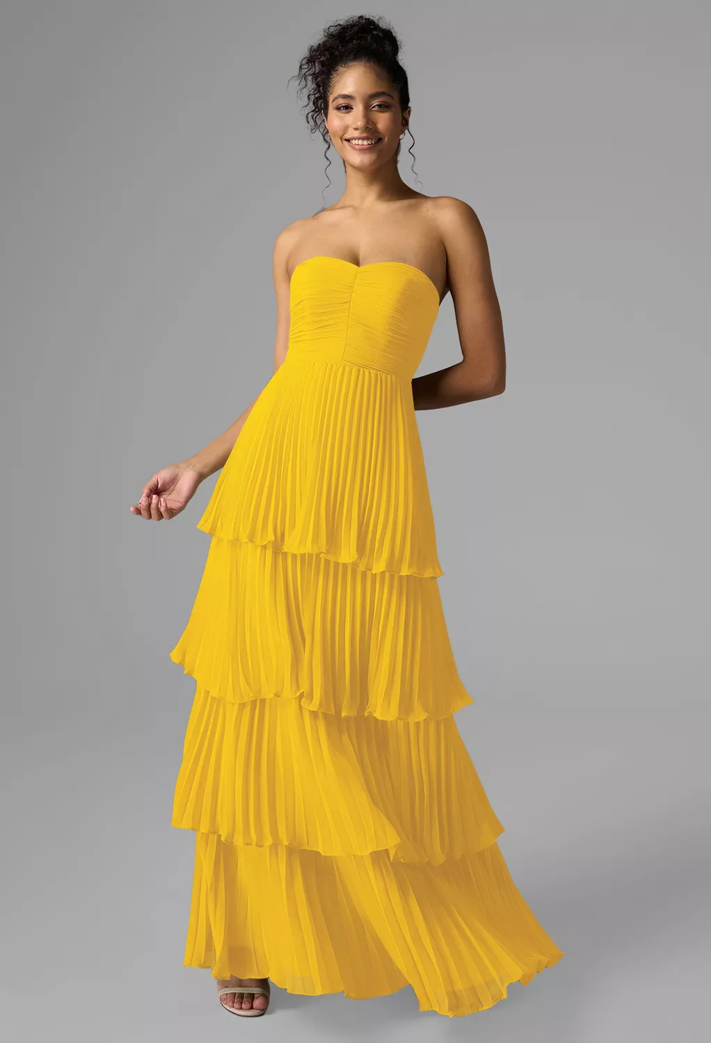 AW Bryn Mustard Yellow  Spring Wedding Guest Dresses