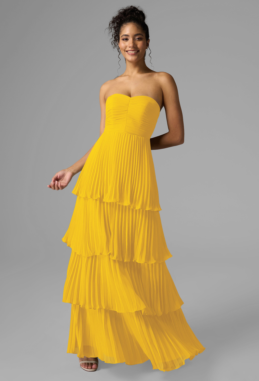 AW Bryn Mustard Yellow  Spring Wedding Guest Dresses