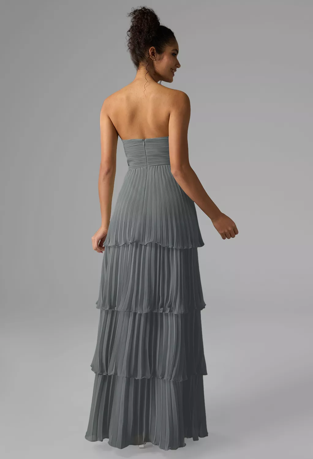 AW Bryn Steel Gray  Wedding Guest Dresses