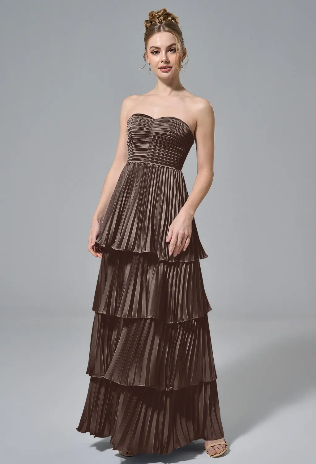 princess polly baby blue dress Brown Wedding Guest Dresses | Chocolate, Tan & Camel Styles