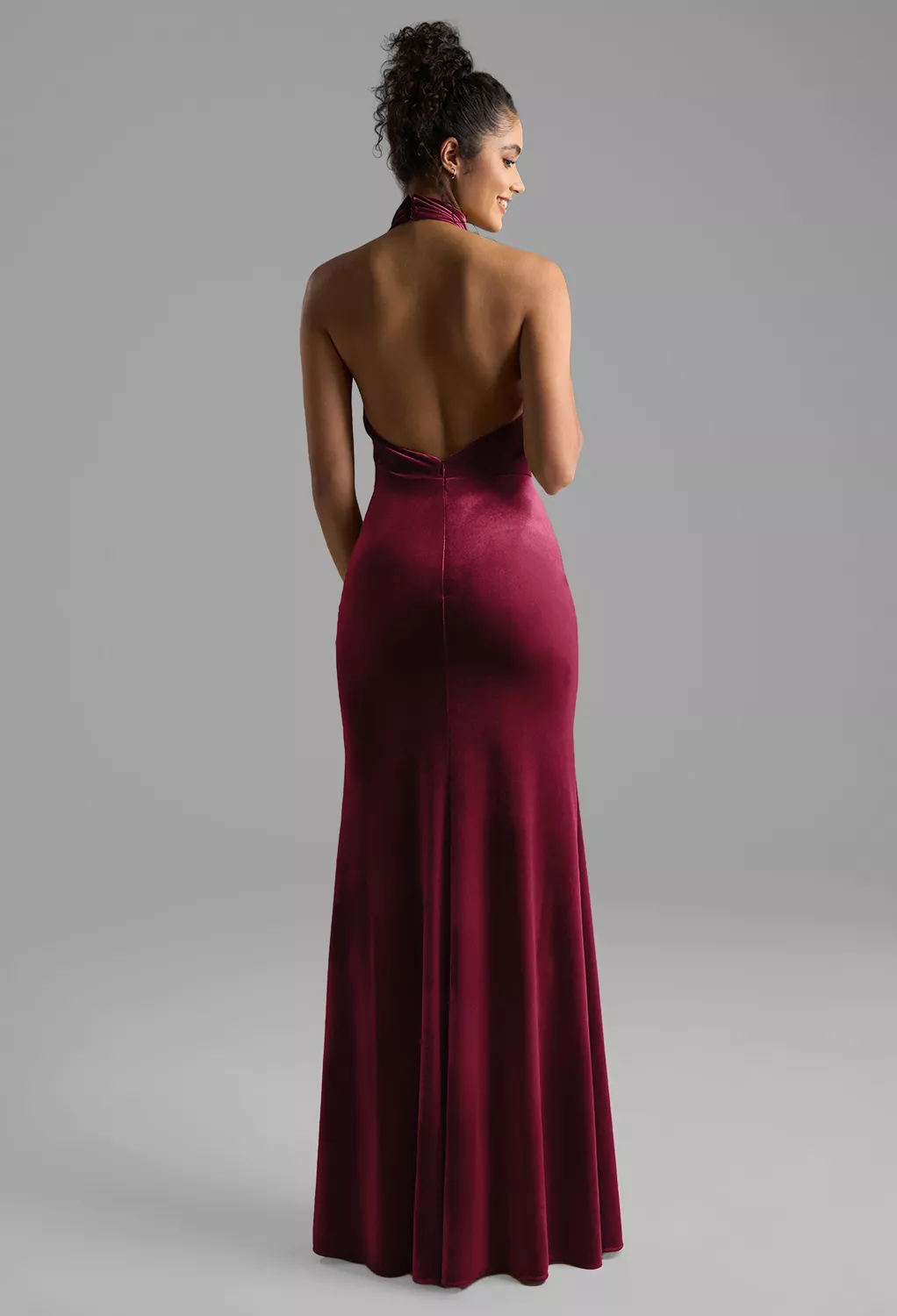 AW Kade Burgundy  Fall Wedding Guest Dresses